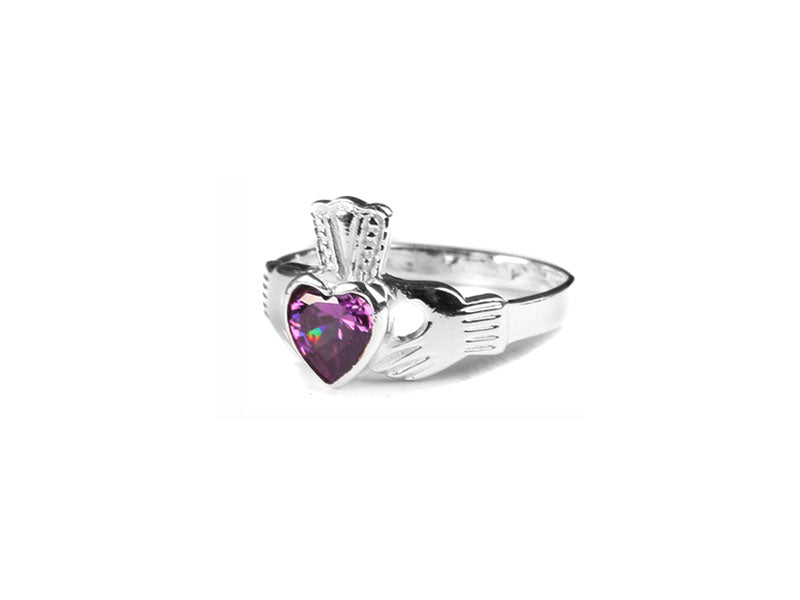 Claddagh BirthStone Ring H/W