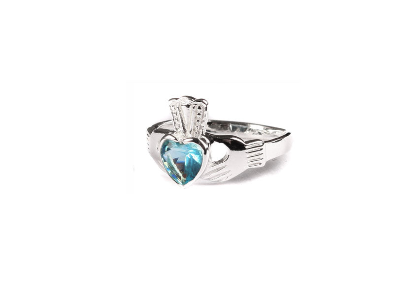 Claddagh BirthStone Ring