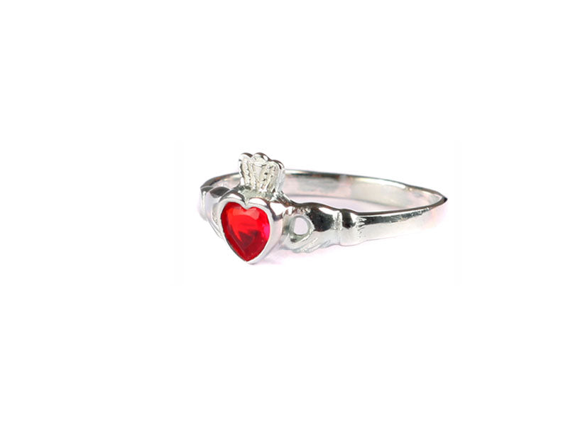 Claddagh BirthStone Ring H/W