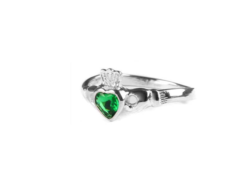 Claddagh BirthStone Ring H/W