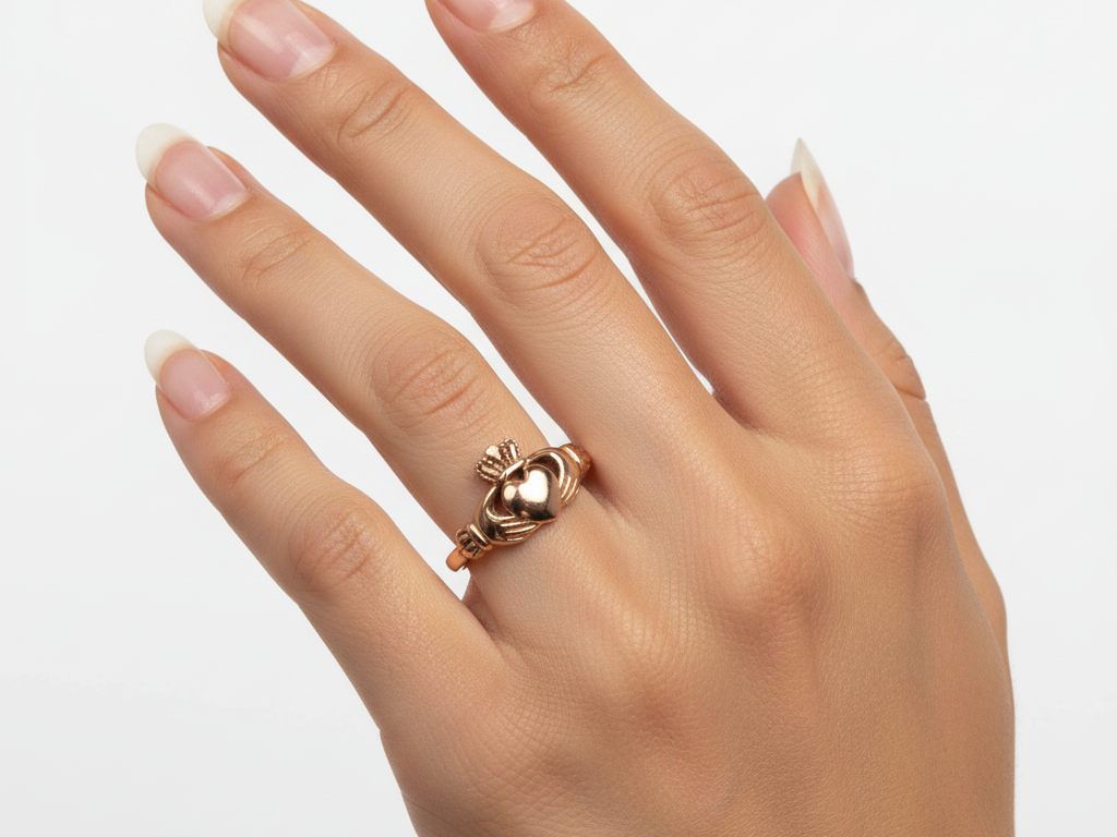 9CT Rose Gold Ring L/W.