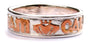 Celtic Irish Anam Cara My Soul Mate Claddagh Symbol Rose GoldPlated Ladies Silver ring.