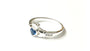 Claddagh Ring with Sapphire Cubic Zirconia September BirthStone