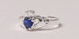 Claddagh Ring with Sapphire Cubic Zirconia September Month BirthStone