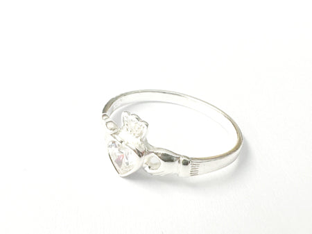 Claddagh BirthStone Ring H/W