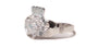 Claddagh Cluster Silver Ring with White Cubic Zirconia Stone.
