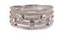 A White Cubic Zirconia Ring.