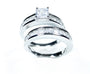 A White Cubic Zirconia Ring