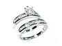 A White Cubic Zirconia Ring