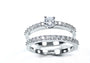 A White Cubic Zirconia Ring Set