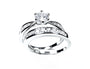A White Cubic Zirconia Ring