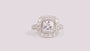 A White Cubic Zirconia Ring