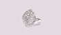 A White Cubic Zirconia Ring