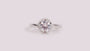 A White Cubic Zirconia Ring