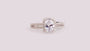 A White Cubic Zirconia Ring