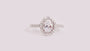 A White Cubic Zirconia Ring