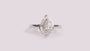 A White Cubic Zirconia Ring