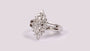 A White Cubic Zirconia Ring