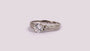 A White Cubic Zirconia Ring
