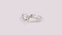 A White Cubic Zirconia Ring