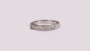 A White Cubic Zirconia Ring