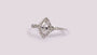A White Cubic Zirconia Ring