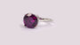 Amethyst Cubic Zirconia Ring