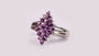 Amethyst Cubic Zirconia Ring