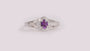Amethyst Cubic Zirconia Ring
