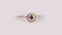 Amethyst Cubic Zirconia Ring