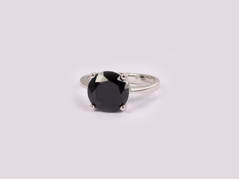 Black Cubic Zirconia Ring