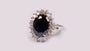 Black Cubic Zirconia Ring