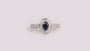 Black Cubic Zirconia Ring