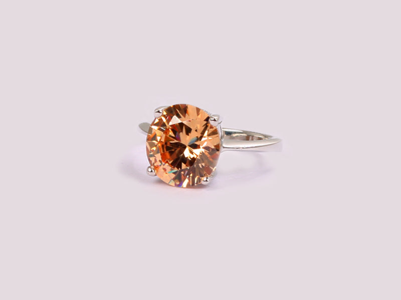 Champagne/Smokey Quartz Ring