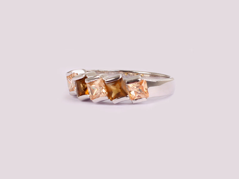 Champagne/Smokey Quartz Ring