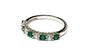 Emerald Cubic Zirconia Silver Ring