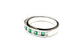 Emerald Cubic Zirconia Silver Ring