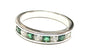 Emerald Cubic Zirconia Silver Ring