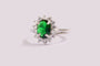 Emerald Cubic Zirconia Ring