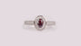 Garnet Cubic Zirconia Ring