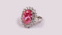 Pink Cubic Zirconia Ring
