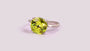 Peridot Cubic Zirconia Ring