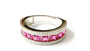 Ruby Cubic Zirconia Silver Ring