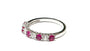 Ruby Cubic Zirconia Silver Ring