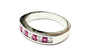 Ruby Cubic Zirconia Silver Ring
