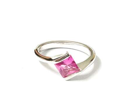 Ruby Cubic Zirconia Ring