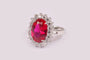 Ruby Cubic Zirconia Ring