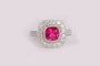 Ruby Cubic Zirconia Ring