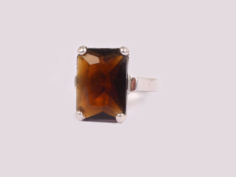 Champagne/Smokey Quartz Ring