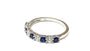 Sapphire Cubic Zirconia Silver Ring